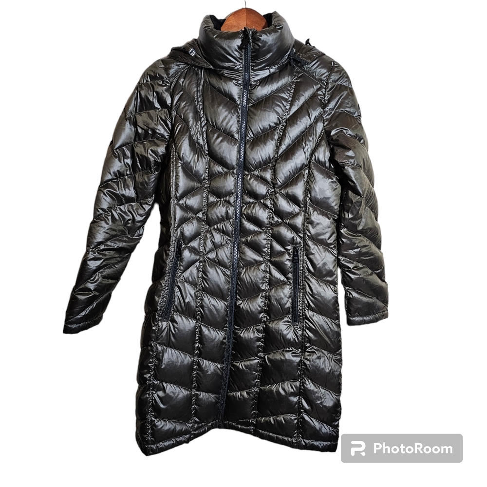 Andrew Marc Packable Women's Down Winter Jacket  Taupe Size S